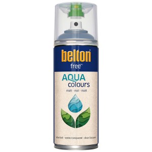 Belton Free AQUAcolours Klarlack Transparent matt, 400ml Dose.