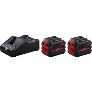 Bosch Professional Akku-Starterset mit 2 Procore 18V 12Ah Akkus und Ladegerät.