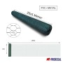 PROREGAL Maschendrahtzaun, grün, 1x25m, Sechseckgeflecht, 20mm Maschenweite.