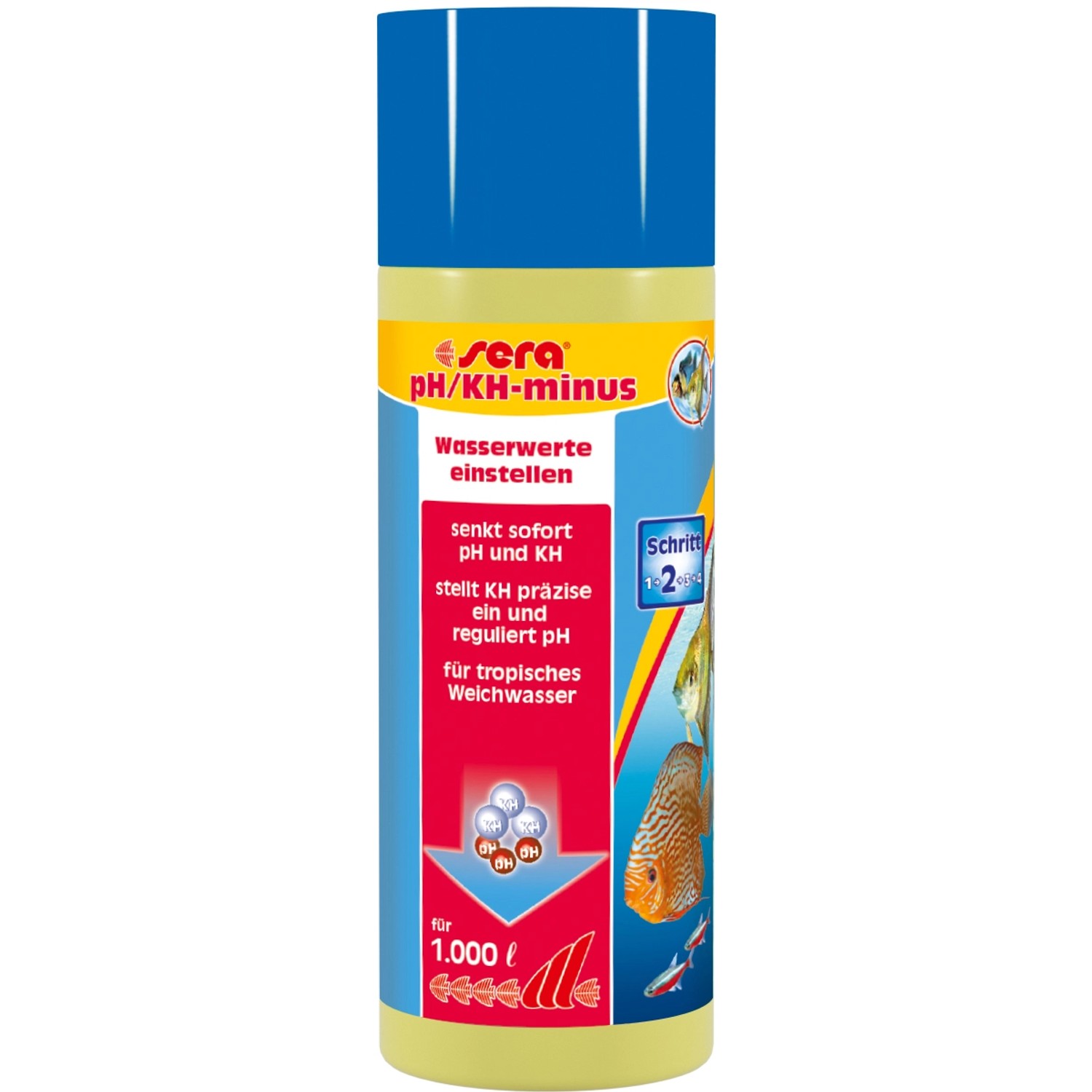 Sera Aquarium-Wasserwertkorrektur pH/KH-Minus 250 ml