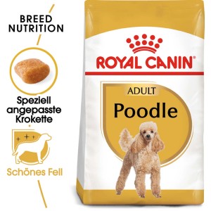 Royal Canin Poodle Adult Trockenfutter für Pudel, 1,5kg Packung.
