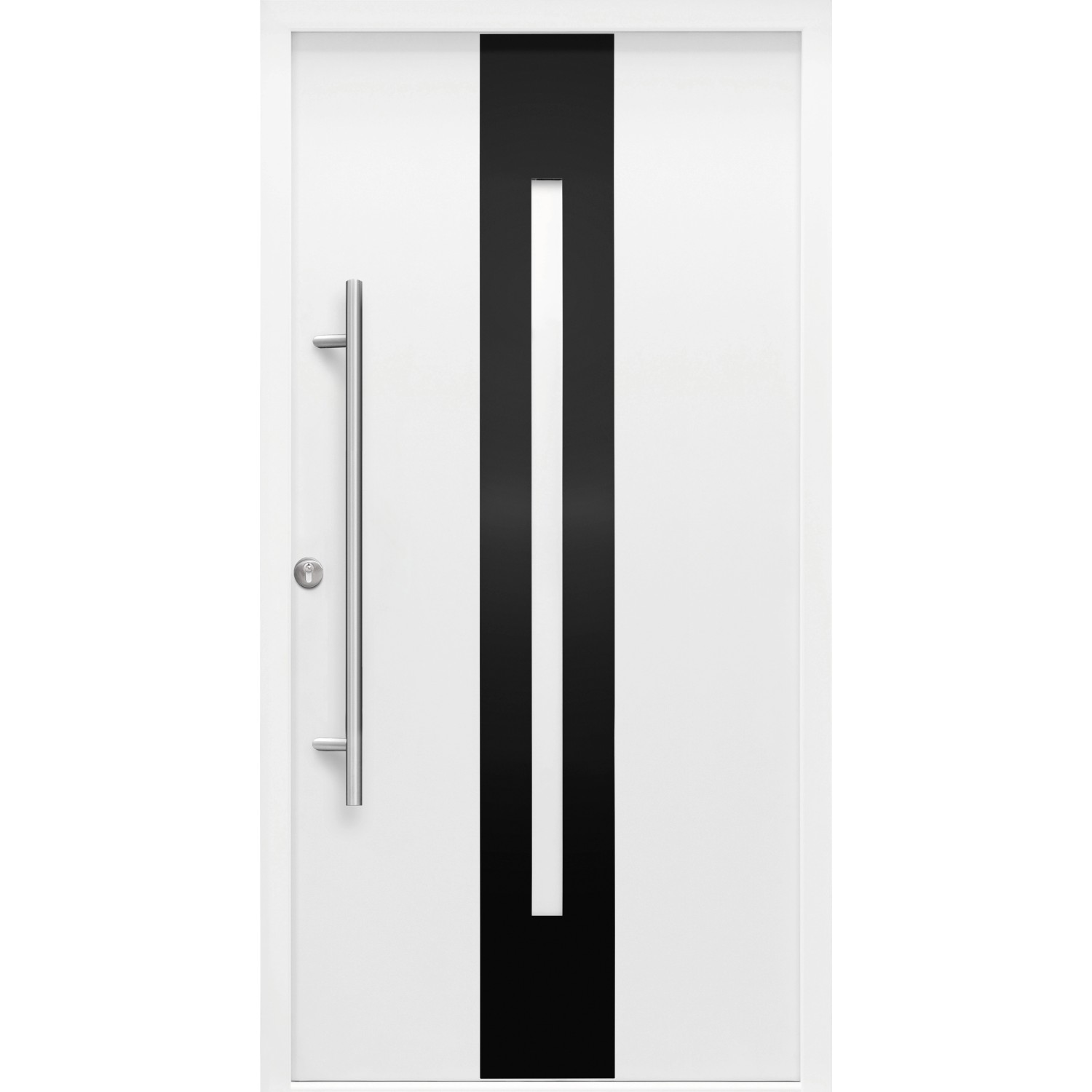 Splendoor Haustür ThermoSpace Prime Dublin Weiß 210 cm x 110 cm Anschlag L günstig online kaufen