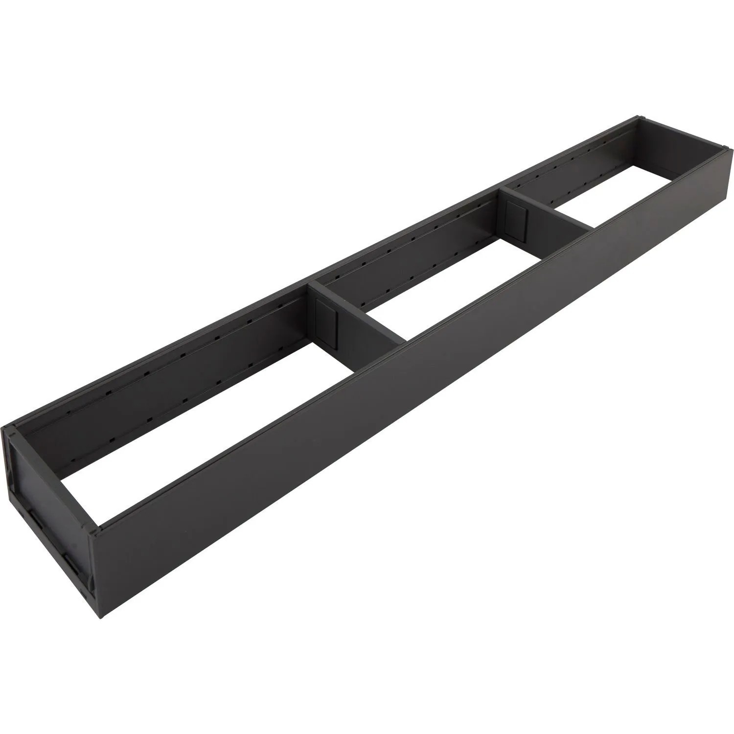 Blum Ambia-Line Schubkastenrahmen Schmal mit Trenner 622x100x50 mm Schubladeneinsatz Oriongrau