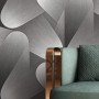 Newroom Vliestapete Nuccio Silber Grafik Modern Strukturiert FSC®_4