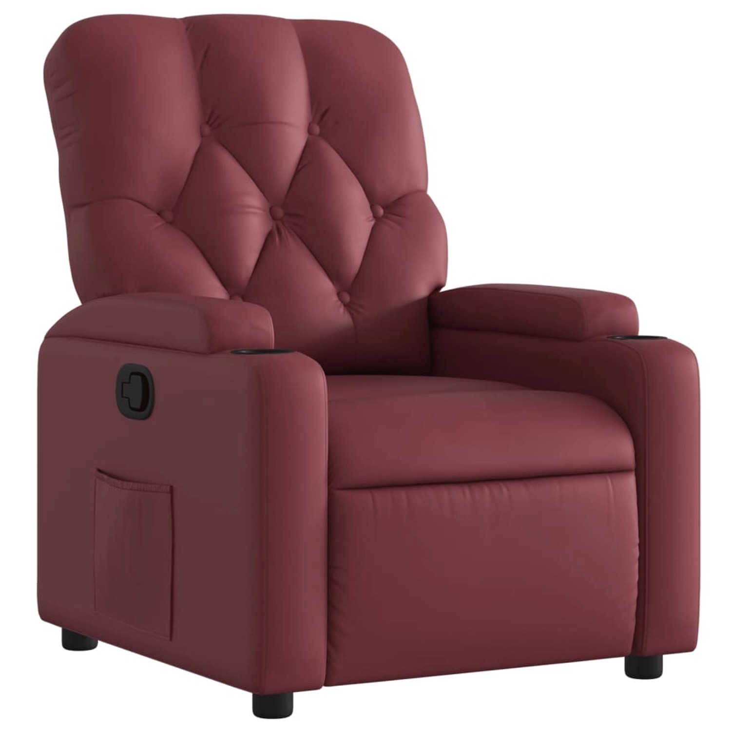 vidaXL Relaxsessel Weinrot Kunstleder 372507 günstig online kaufen