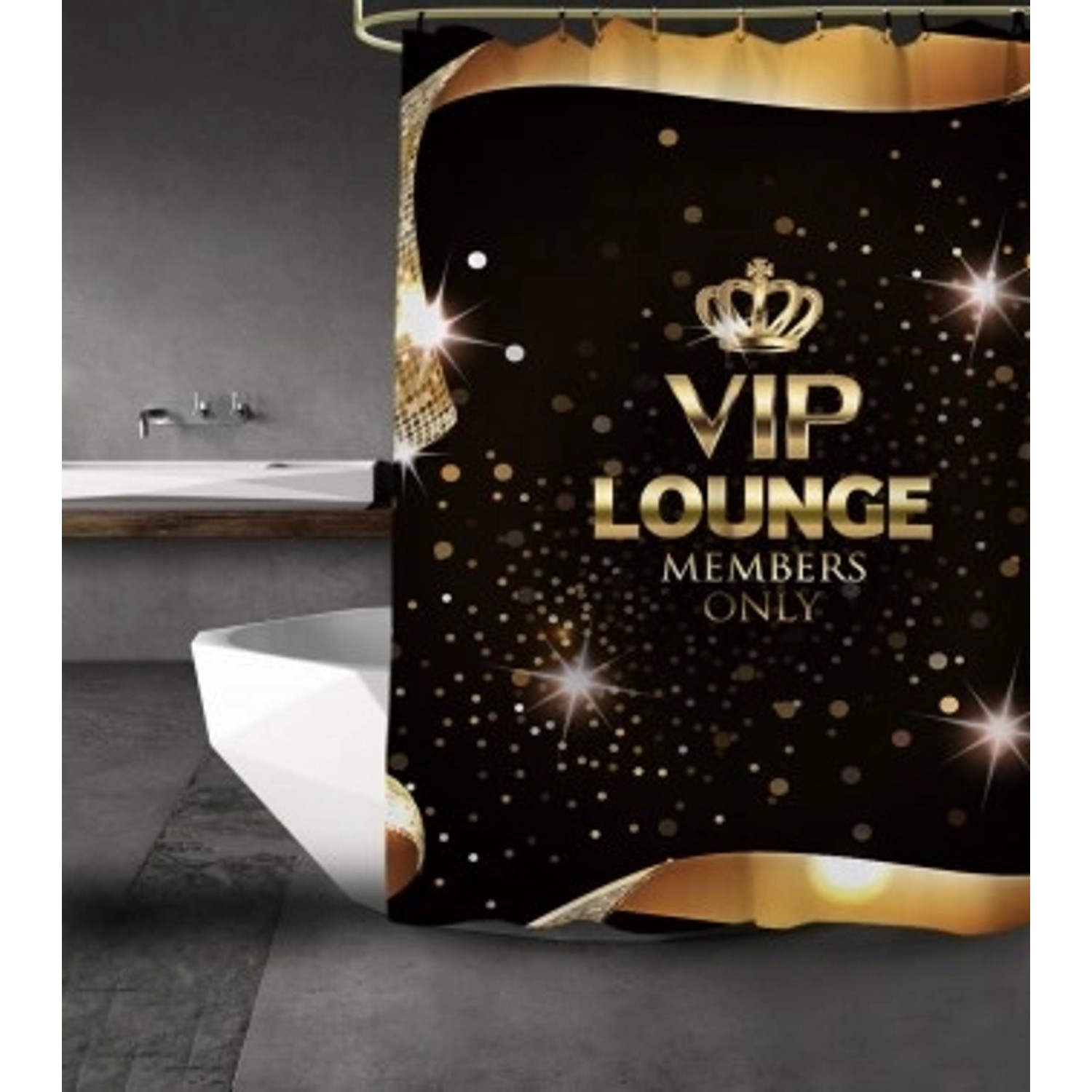 Sanilo Duschvorhang VIP-Lounge 180 x 200 cm günstig online kaufen