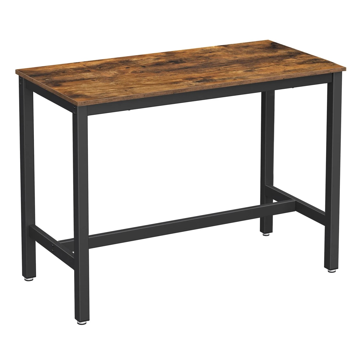 Songmics Bartisch LBT91X 120 x 60 x 90 cm Braun-Schwarz günstig online kaufen