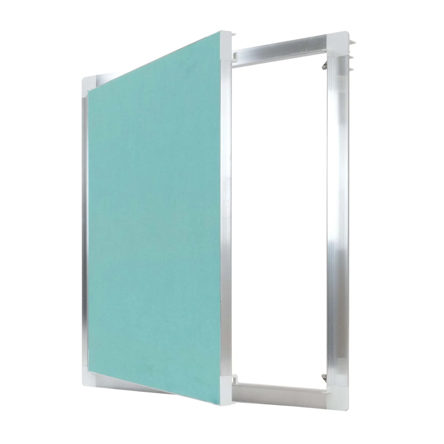 Protektor Revisionsklappe mit Alu Rahmen 50cm x 50cm 12mm GK Einlage Silber