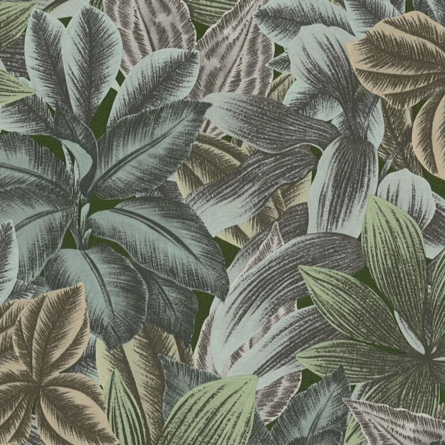 Tadessi Tapete Floral M1-No.4400 Vliestapete in Blau