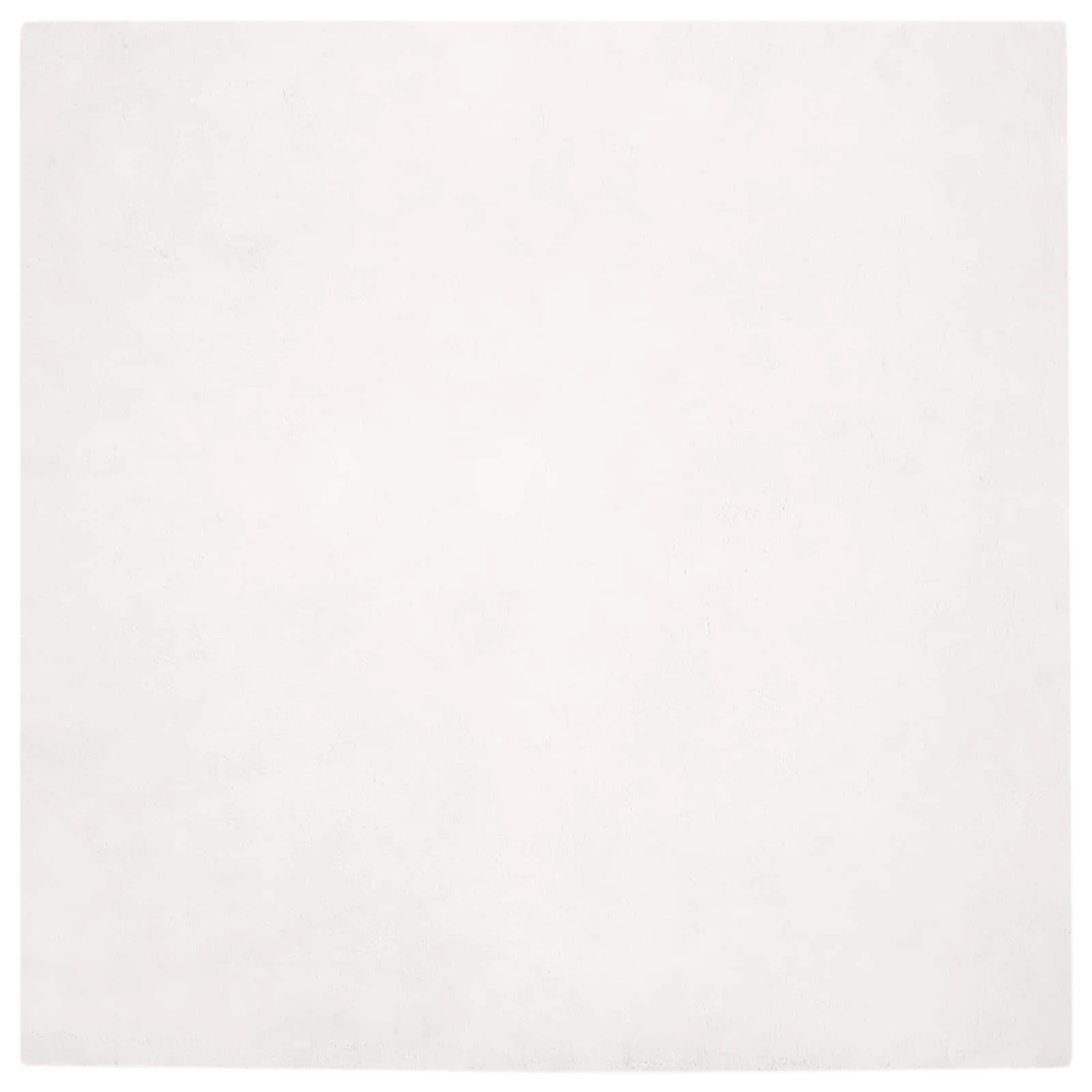 vidaXL Kunstfell Hasen Teppich Olite Weiß 120 x 120 cm Polyester 42021619 günstig online kaufen