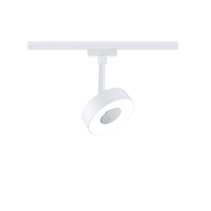 Signalweißer Paulmann LED-Schienenspot Circle URail, Ø 10 cm, Neutralweiß.