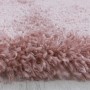 Detailansicht: Rosa Ayyildiz Hochflorteppich Fluffy, runder Shaggy Teppich mit langem Flor.
