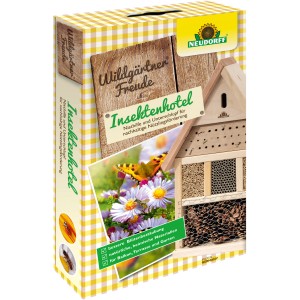 Neudorff Wildgärtner Freude Insektenhotel im Karton, Nist- und Überwinterungshilfe