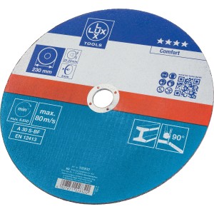 LUX Gewebe-Trennscheibe 230 mm für Metall, geeignet für Winkelschleifer.