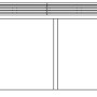 Technische Zeichnung: Skan Holz Carport Spessart, 611x604 cm, weiße Leimholz-Konstruktion mit Aluminium-Dachplatten.