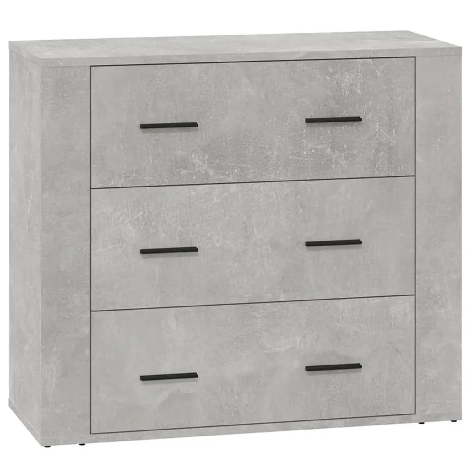 vidaXL Sideboard Betongrau 80x33x70 cm Holzwerkstoff 816580