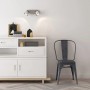 Philips myLiving LED-Spot County, 2-flammig, Stahl gebürstet, an der Decke montiert.