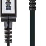 Schwaiger Telefon-Verlängerungskabel, 10 m, für TAE-F und TAE-N Geräte.