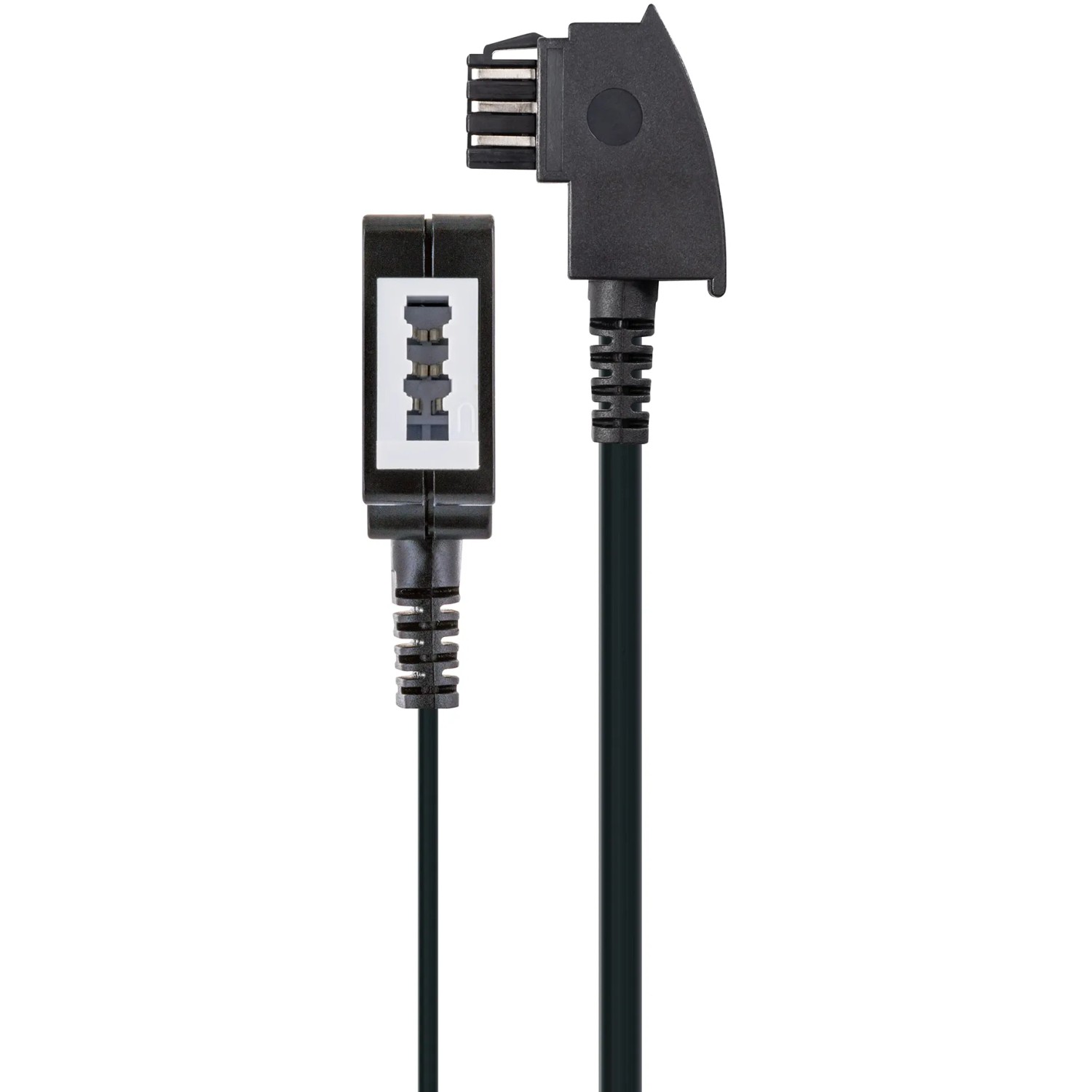 Schwaiger Telefon-Verlängerungskabel, 10 m, für TAE-F und TAE-N Geräte.