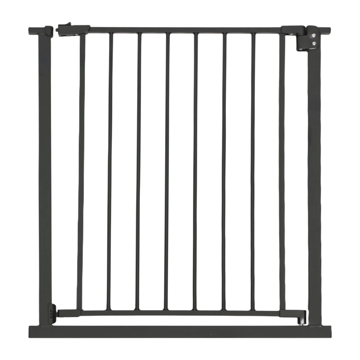 Relaxdays Treppenschutzgitter Eisen Kunststoff Schwarz Klemmbar 75 bis 80 cm 3 kg