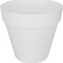 Weißer Elho Blumentopf Loft Urban mit Rollen, Ø 60 cm. Ideal für Garten und Balkon.
