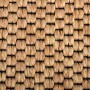 Detailaufnahme: Naturfarbener KARAT Teppich in Sisaloptik Kalkutta, gewebte Struktur.