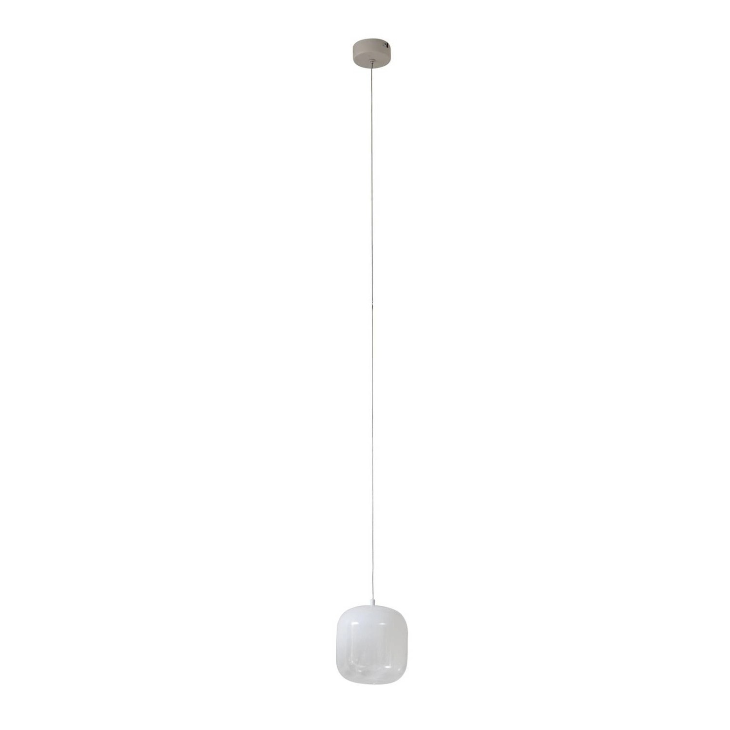 Lucande LED Avelinra 10025881 Modern in Weiß aus Glas 1-flammig Wohnzimmerleuchte