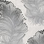 Graue Vliestapete mit Feder-Design von A.S. Creation, Bohemian Burlesque Kollektion.