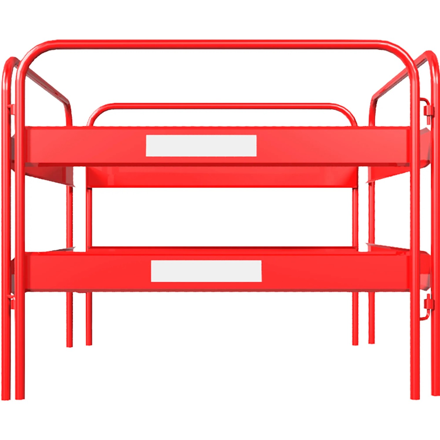 Schake Schachtschutzgitter, 1 m, rot-weiß, 2-teilig zur Absicherung von Baustellen.