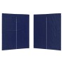 vidaXL Party Zelt Seitenteil 2 Stk Blau 200 x 195 cm PE und Stahl 42033011