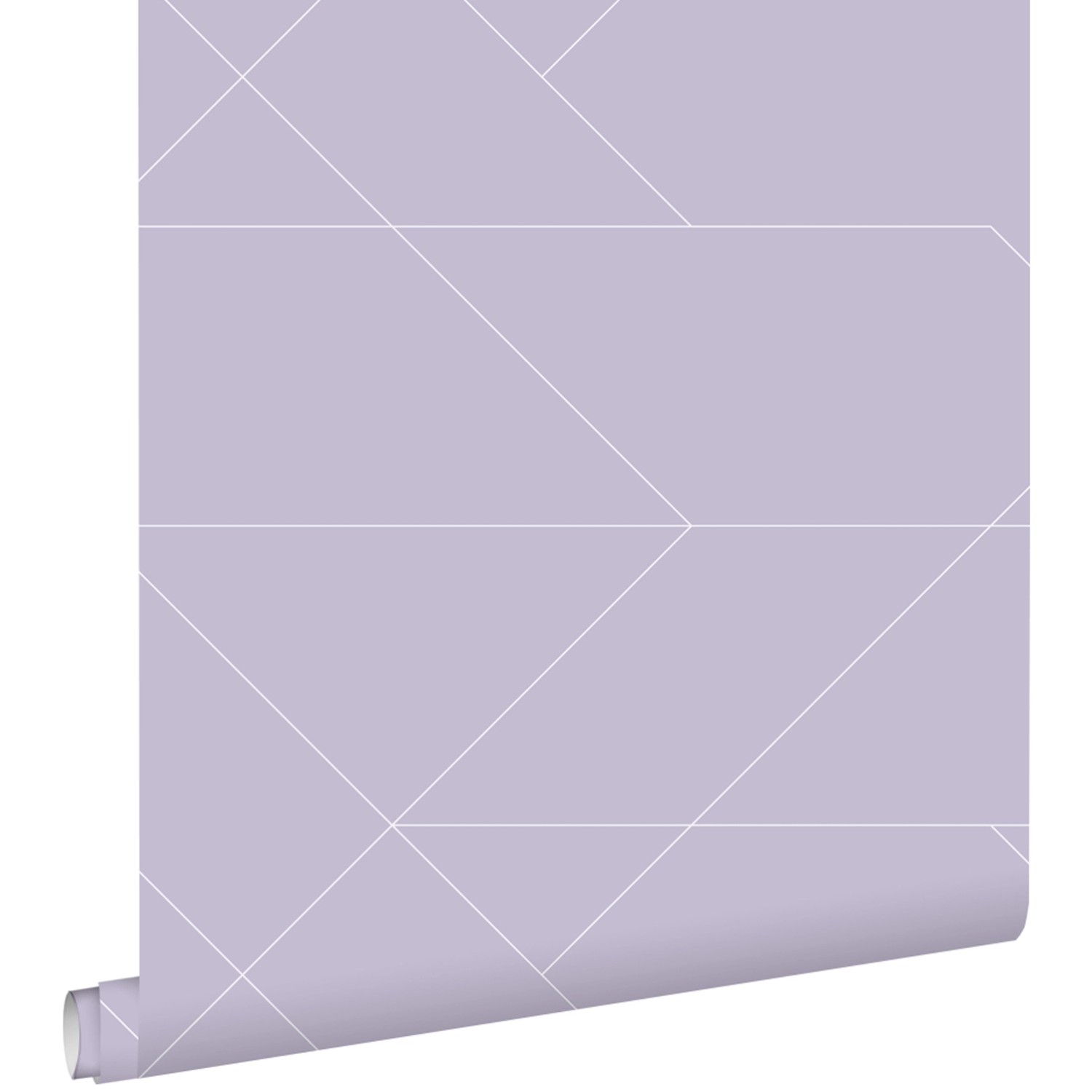 ESTAhome Tapete Grafische Linien Violett 0,53 x 10,05 m 139574 günstig online kaufen