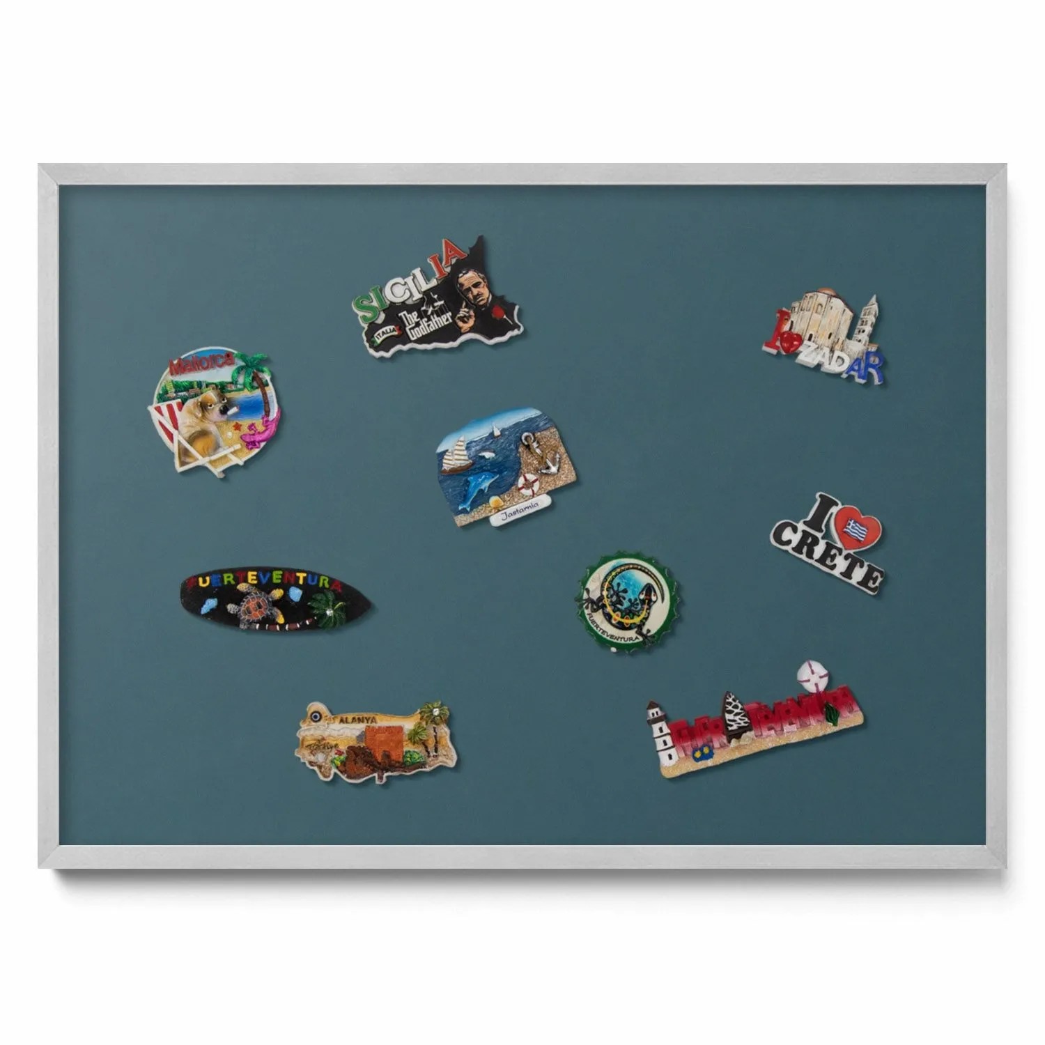 Tulup Magnettafel Gerahmte Magnettafel für Urlaubserinnerungen Farbe Dunkel günstig online kaufen