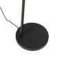 Detailaufnahme: Schwarzer Fuß der QAZQA Bogenlampe Arc Basic, moderne Innenleuchte.