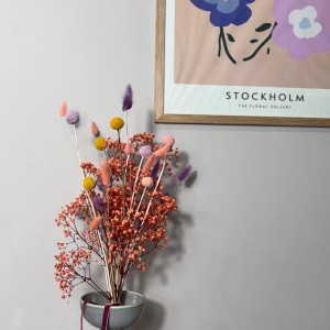 Lykke&You Craspedia Dream Trockenblumenstrauß in Sanften Frühlingsfarben