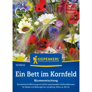 Kiepenkerl Saatgut 'Ein Bett im Kornfeld': Blumenmischung mit Kornblumen, Mohn und Margeriten.