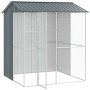 vidaXL Vogelkäfig Anthrazit 215 x 210 x 247 cm Verzinkter Stahl 3325174_3