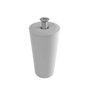 Bauheld Rollladenstopper 40mm Hellgrau Offen 8 Stück