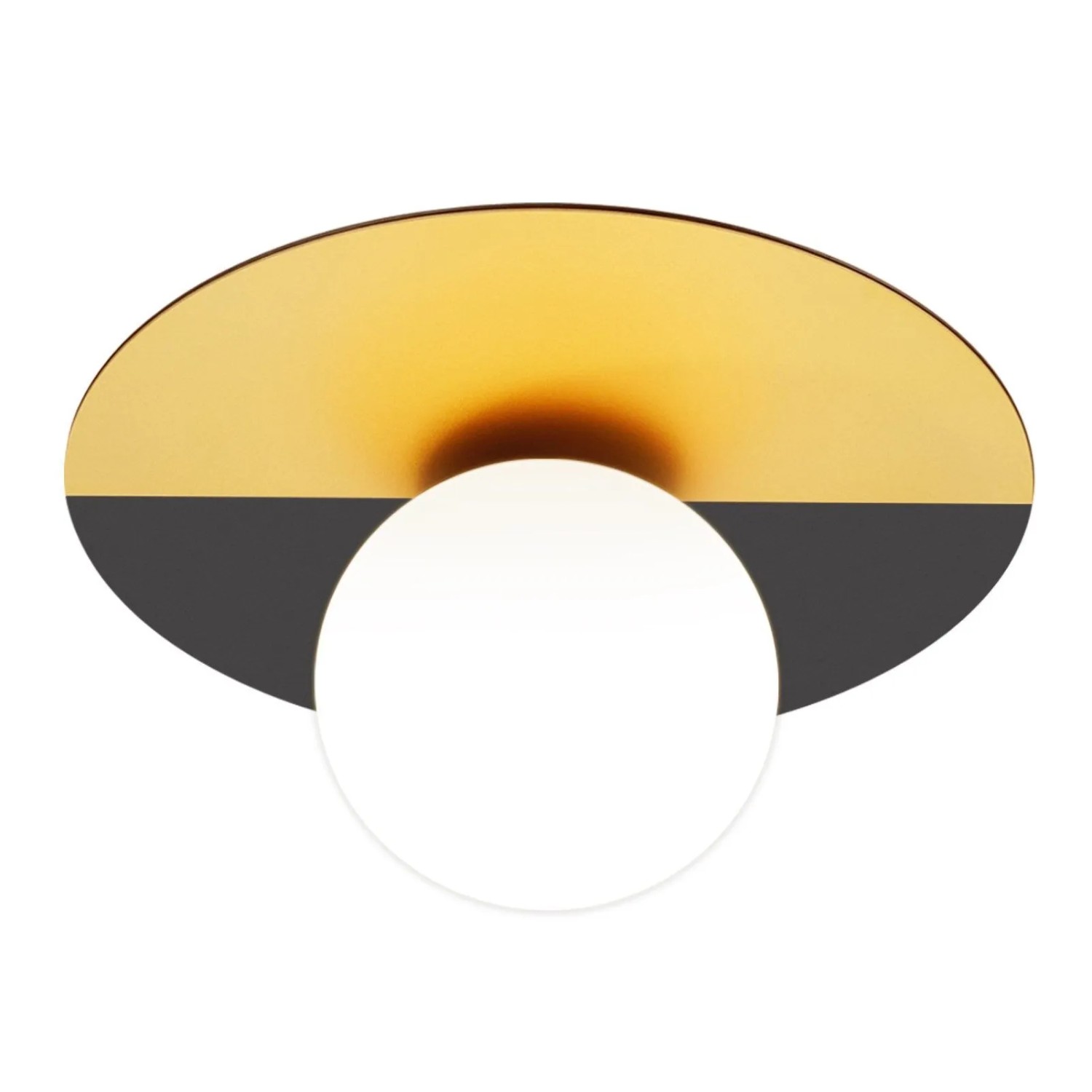 NETTLIFE Deckenleuchte aus Metall L28cmGoldfarbe NETTLIFE Deckenleuchte aus Metall L28cm Gold