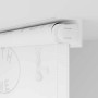 vidaXL Duschrollo 100x240 cm mit Splash-Design, aufgerollt an der Decke.
