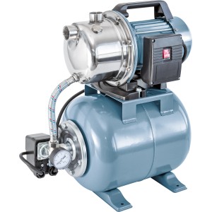 Hauswasserwerk 1100 W HWW 4600/E für Gartenbewässerung und Hauswasserversorgung.