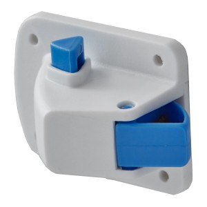 Optifit Kindersicherungsschloss OPTIhwr, weiß/blau, für mehr Sicherheit im Haushalt.