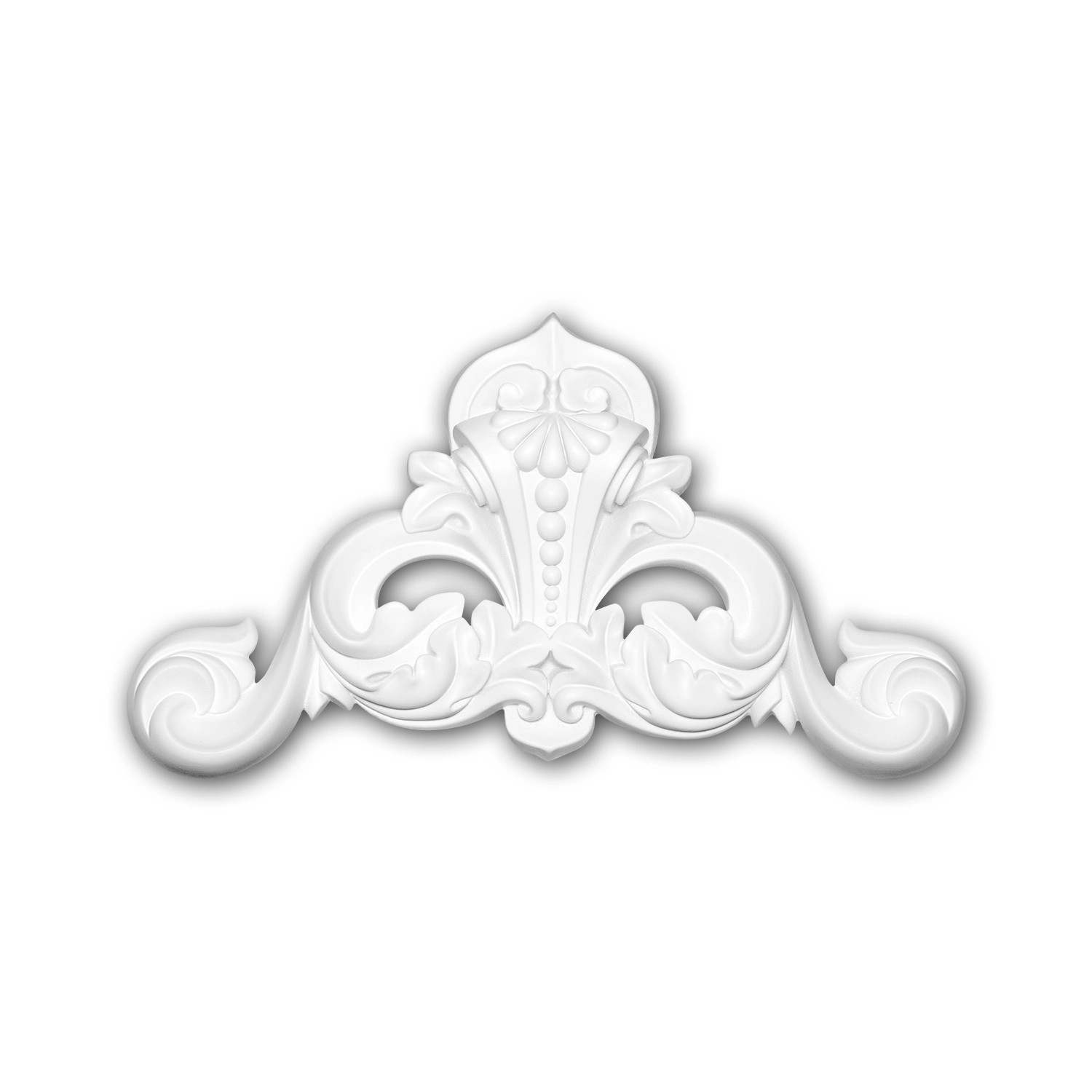 PROFHOME 160027 Zierelement dekoratives Element Stuckdekor aus Polyurethan günstig online kaufen