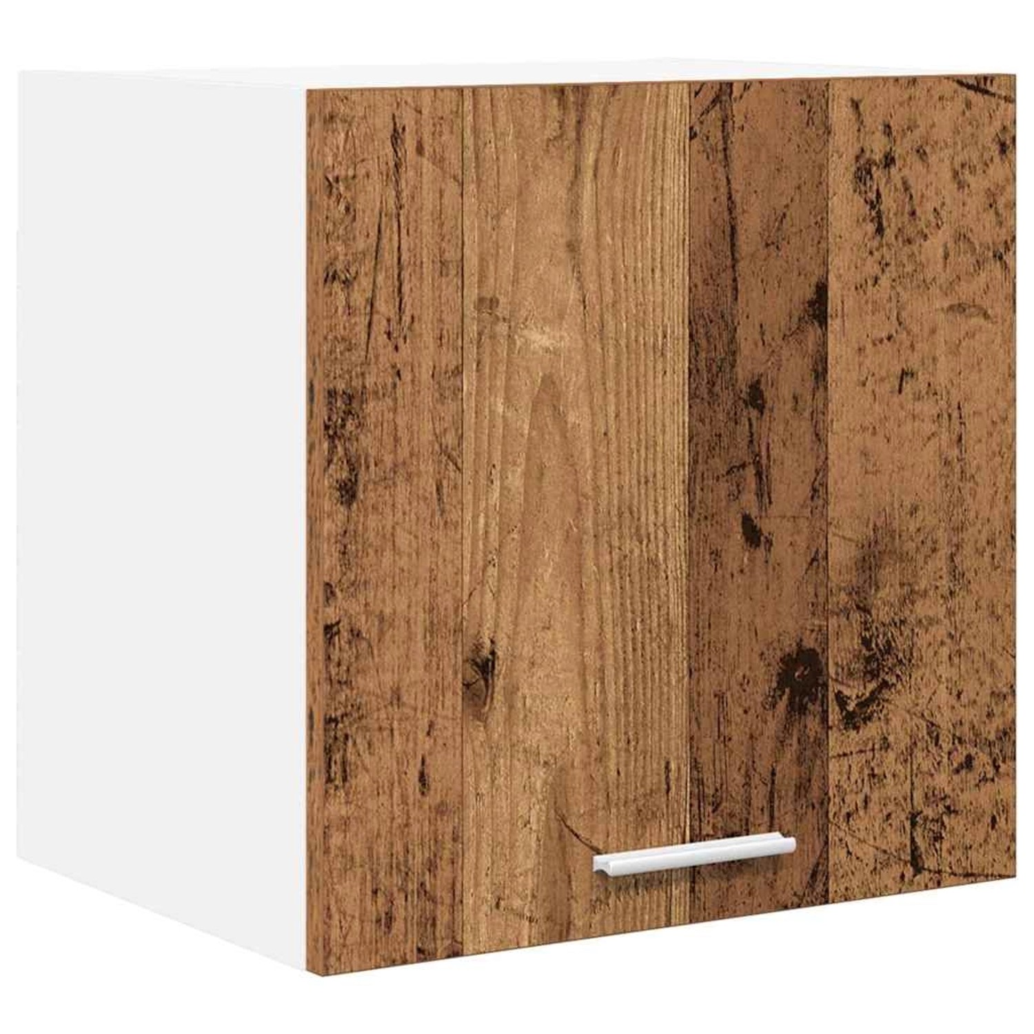vidaXL Hängeschrank mit Tür Riga Altes Holz und Weiß 40 x 31 x 40 cm 884142