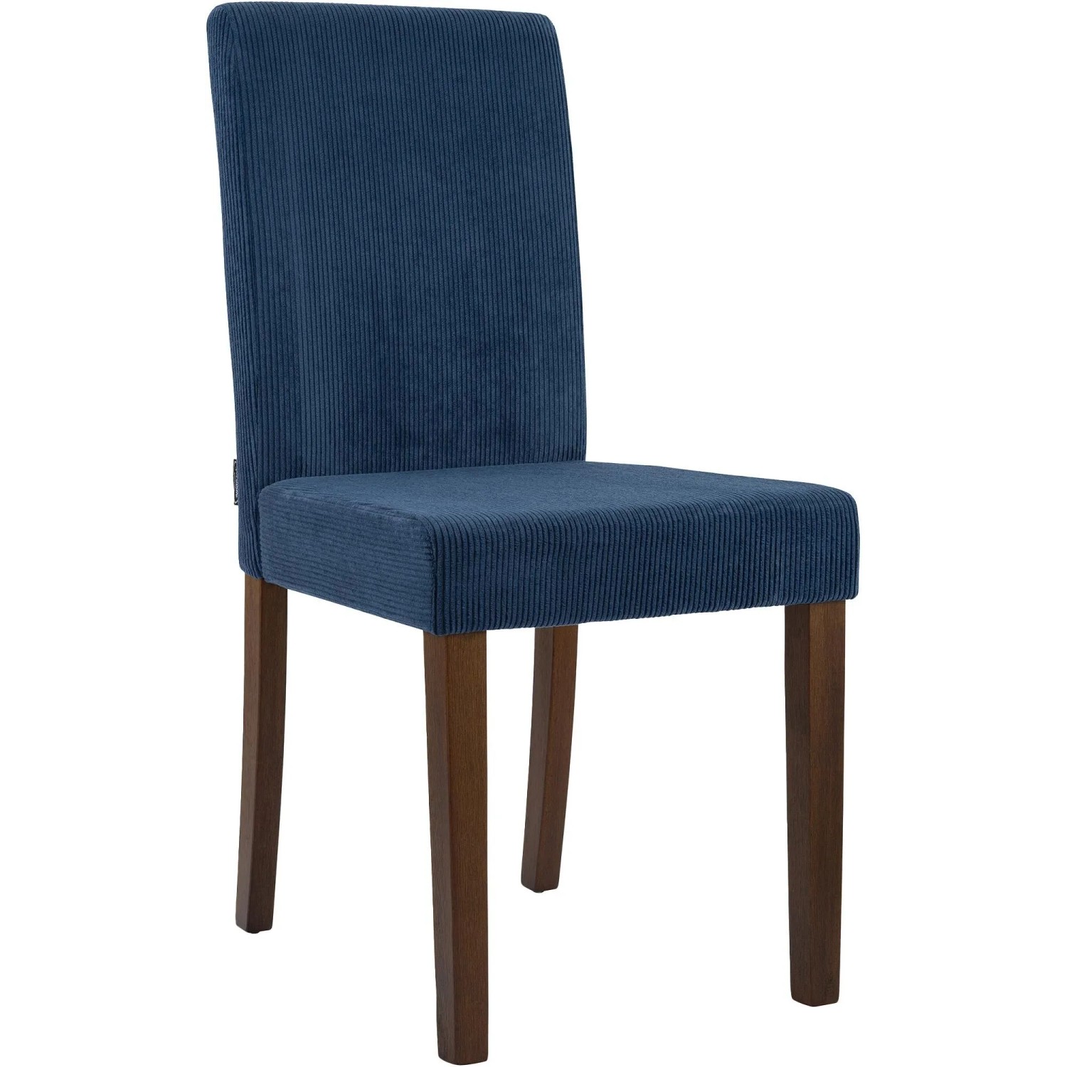 DELUKE Esszimmerstuhl DALAN Cord Blau 41x47x91cm Antik-Dunkel Essstühle Esszimmerstühle Küchenstühle Wohnzimmerstühle
