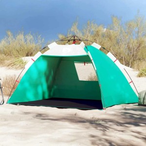 vidaXL Strandzelt 2 Personen Seegrün Quick Release Wasserdicht 4005297