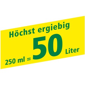 Symbolbild: Dr. Wack CW1:100 Classic Scheibenreiniger ergibt 50 Liter.