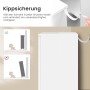 EUGAD Waschbeckenunterschrank Badezimmerschrank mit 2 Türen_8