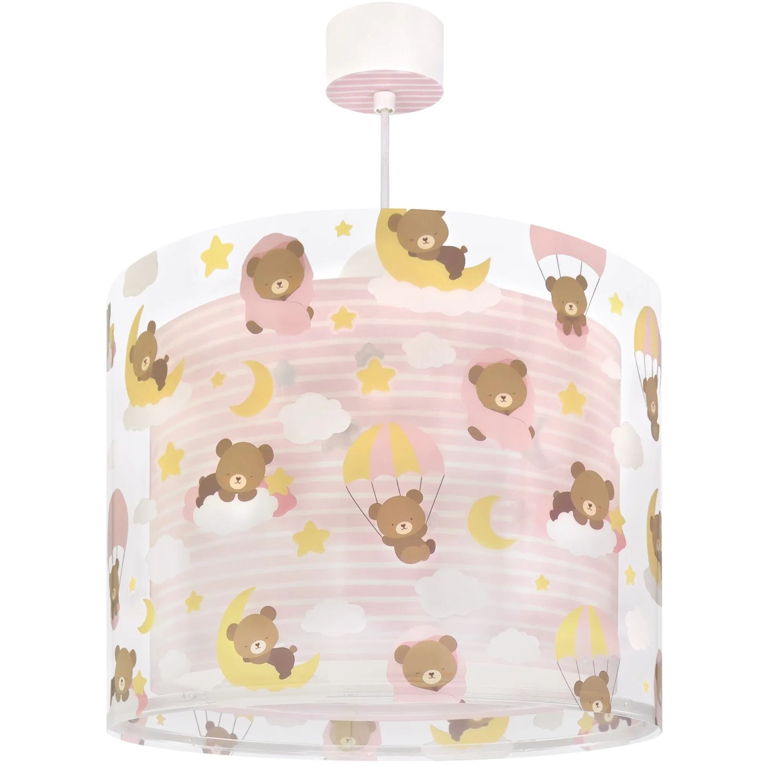 Dalber  Deckenlampe für Kinder Baby Teddy Rosa Bären