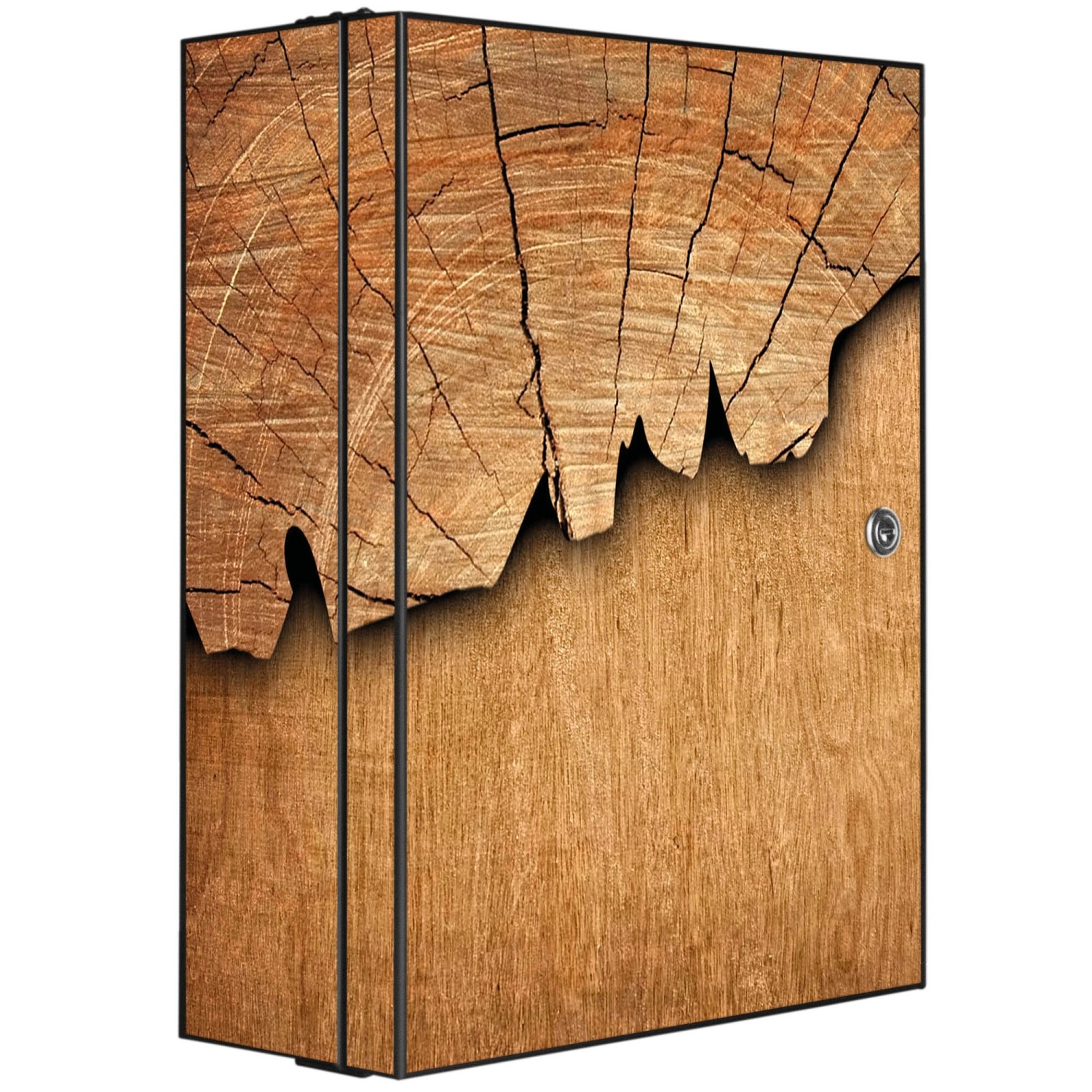 Banjado XXL Medizinschrank Abschliessbar 35x46x15cm Arzneischrank Anthrazit günstig online kaufen