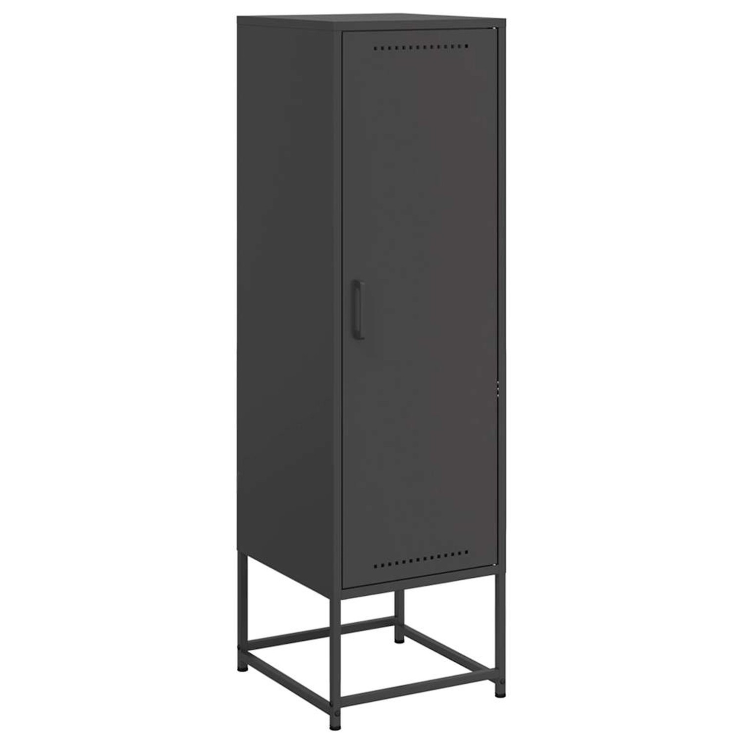 vidaXL Highboard Schwarz 36x39x123 cm Stahl 846524 günstig online kaufen
